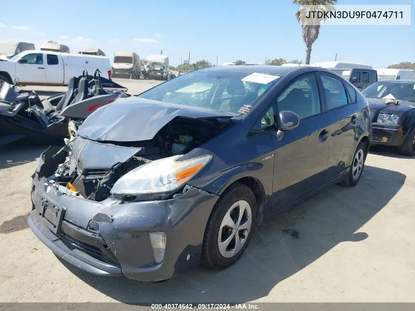 JTDKN3DU9F0474711 2015 Toyota Prius Two