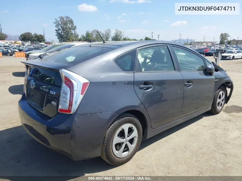 JTDKN3DU9F0474711 2015 Toyota Prius Two