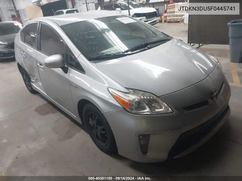 JTDKN3DU5F0445741 2015 Toyota Prius Four