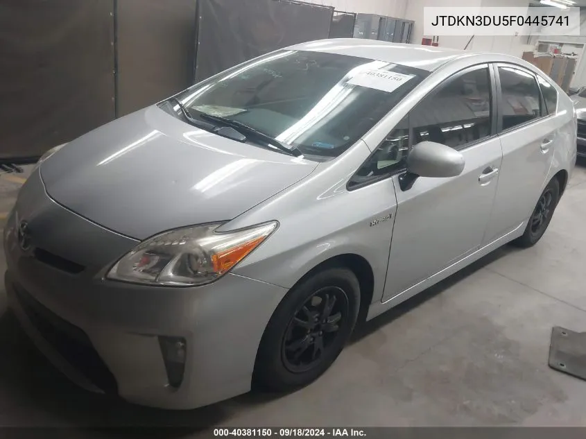 JTDKN3DU5F0445741 2015 Toyota Prius Four