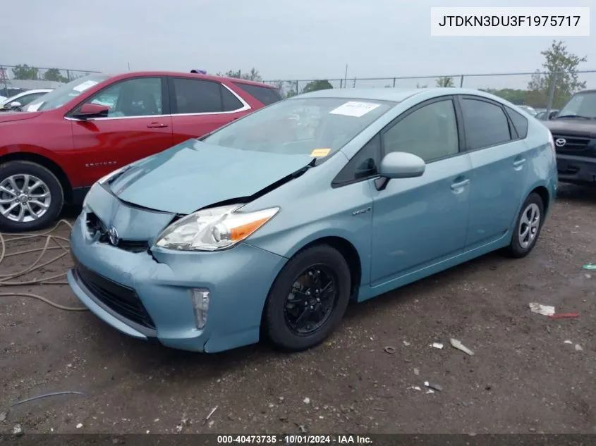 2015 Toyota Prius VIN: JTDKN3DU3F1975717 Lot: 40473735