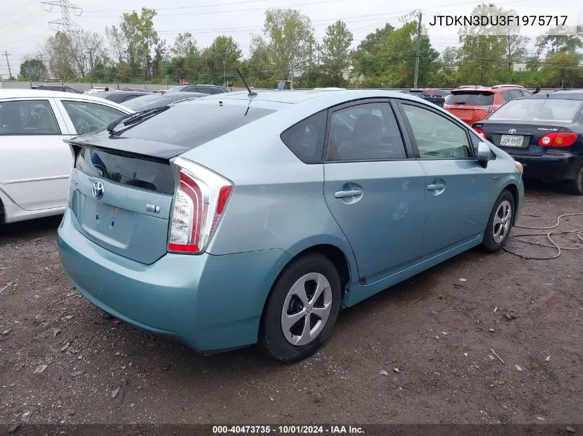 2015 Toyota Prius VIN: JTDKN3DU3F1975717 Lot: 40473735