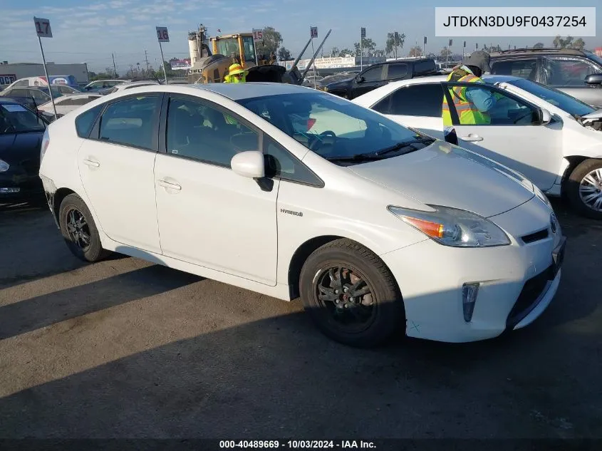 2015 Toyota Prius Two VIN: JTDKN3DU9F0437254 Lot: 40489669