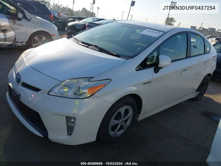 2015 Toyota Prius Two VIN: JTDKN3DU9F0437254 Lot: 40489669