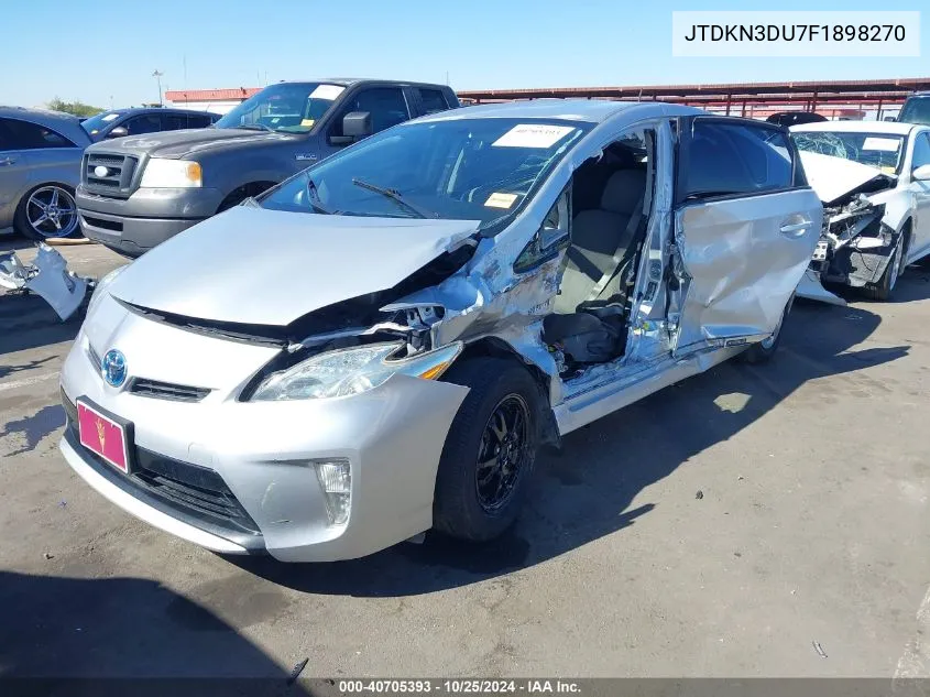 JTDKN3DU7F1898270 2015 Toyota Prius Two