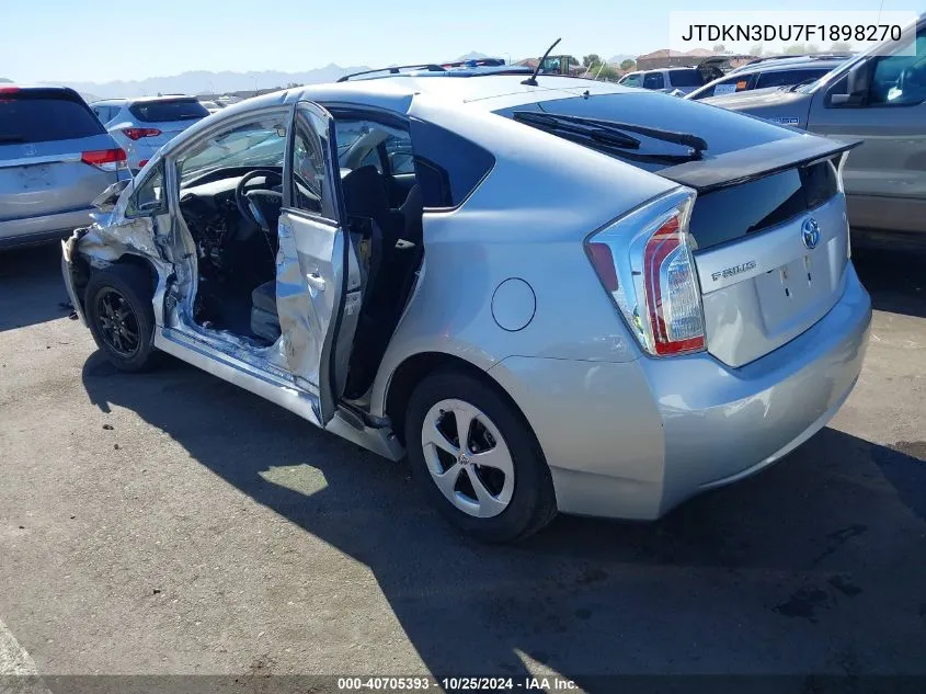 JTDKN3DU7F1898270 2015 Toyota Prius Two