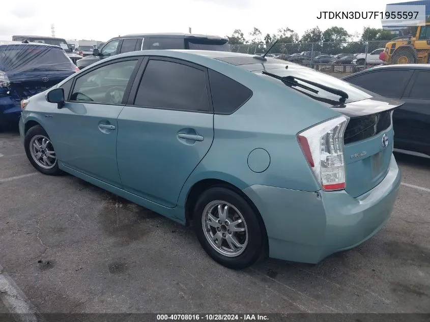 2015 Toyota Prius VIN: JTDKN3DU7F1955597 Lot: 40708016