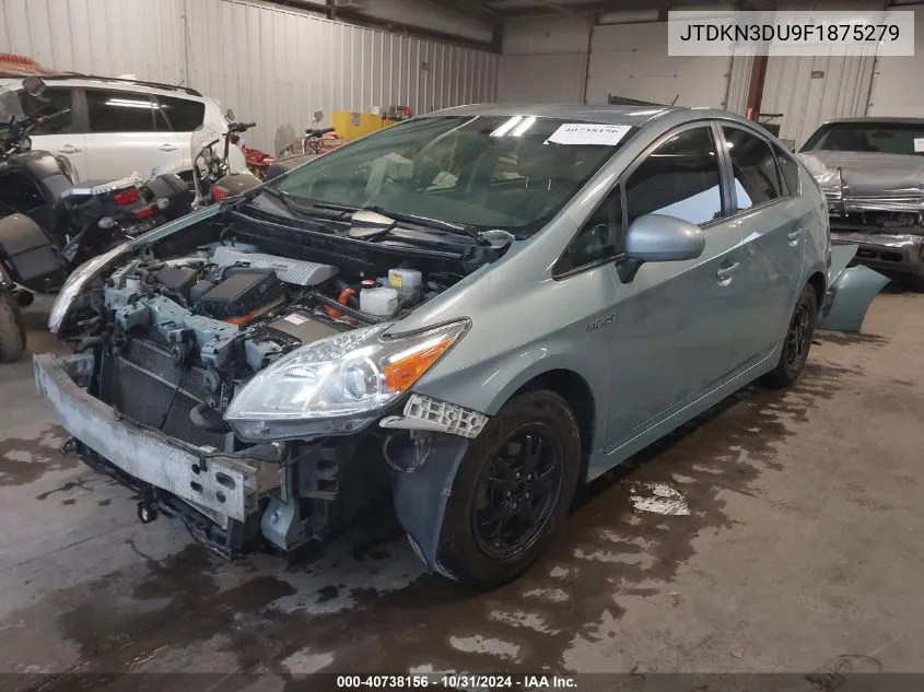 JTDKN3DU9F1875279 2015 Toyota Prius