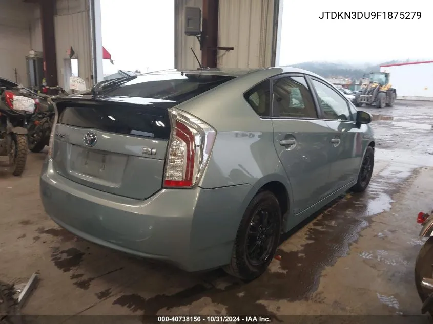 JTDKN3DU9F1875279 2015 Toyota Prius