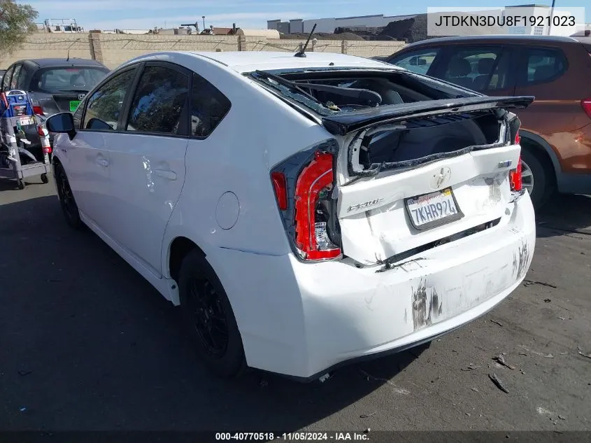 2015 Toyota Prius Two VIN: JTDKN3DU8F1921023 Lot: 40770518