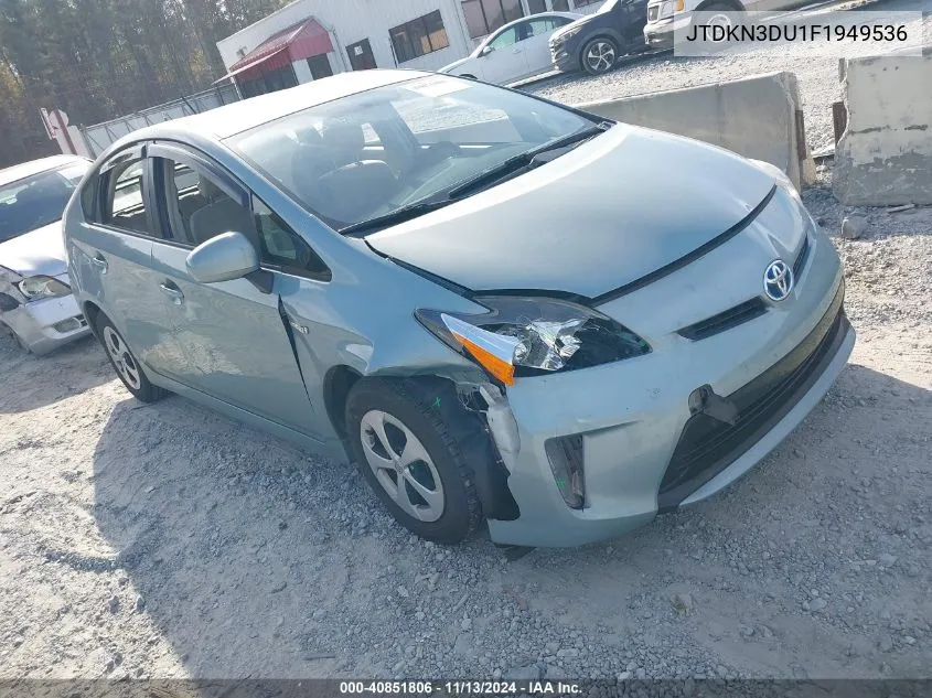 2015 Toyota Prius Two VIN: JTDKN3DU1F1949536 Lot: 40851806