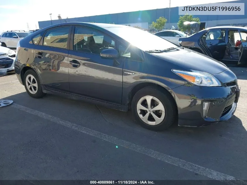 2015 Toyota Prius Five/Four/Persona Series Special Edition/Three/Two VIN: JTDKN3DU5F1996956 Lot: 40889861