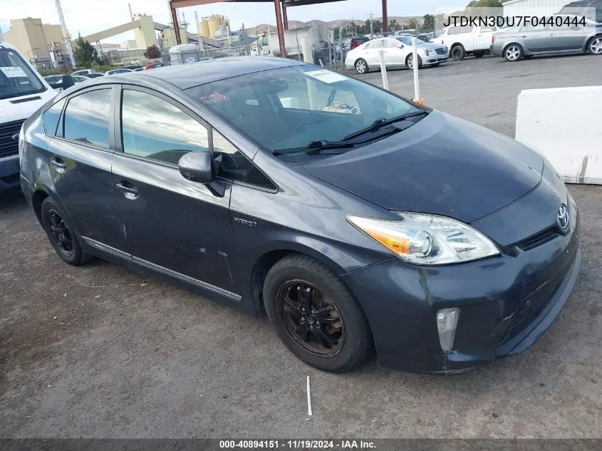 2015 Toyota Prius Two VIN: JTDKN3DU7F0440444 Lot: 40894151