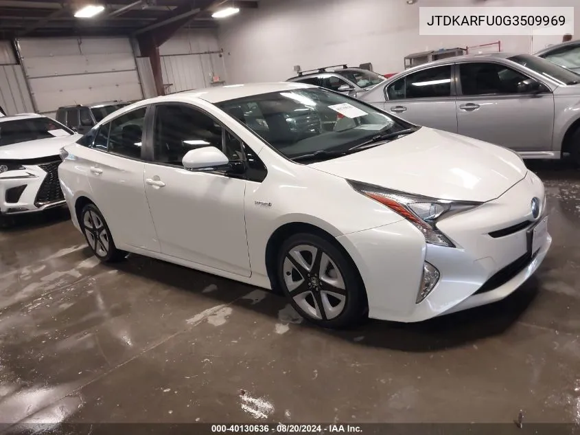 JTDKARFU0G3509969 2016 Toyota Prius Three Touring