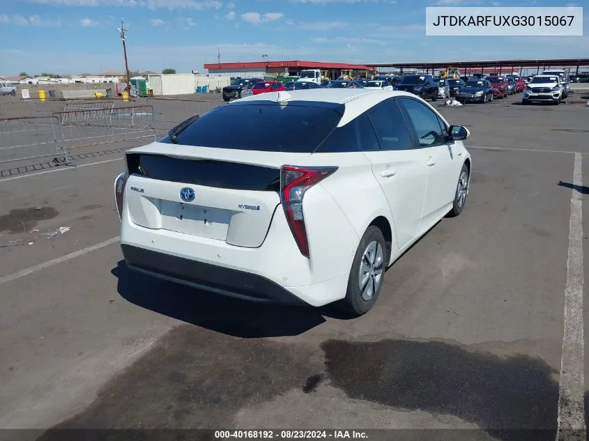 JTDKARFUXG3015067 2016 Toyota Prius Four