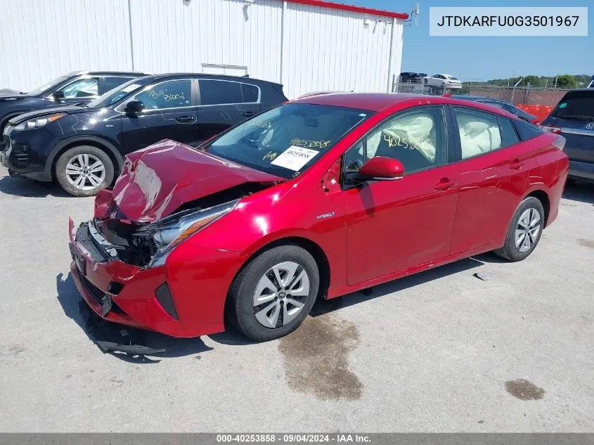 JTDKARFU0G3501967 2016 Toyota Prius