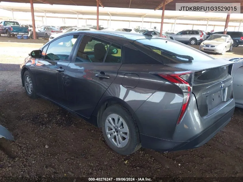 2016 Toyota Prius Two VIN: JTDKBRFU1G3529015 Lot: 40276247