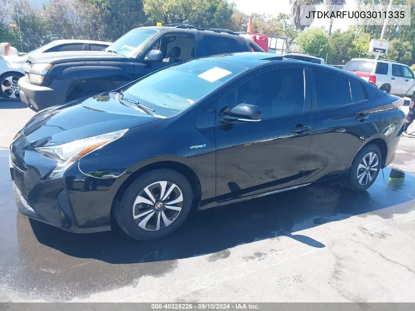 JTDKARFU0G3011335 2016 Toyota Prius Four