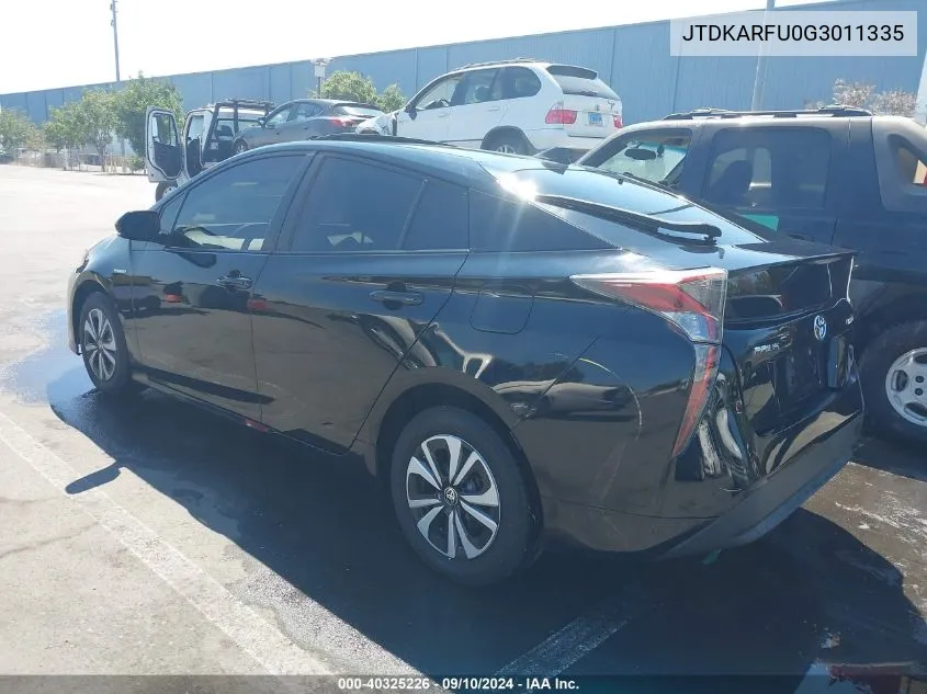 JTDKARFU0G3011335 2016 Toyota Prius Four