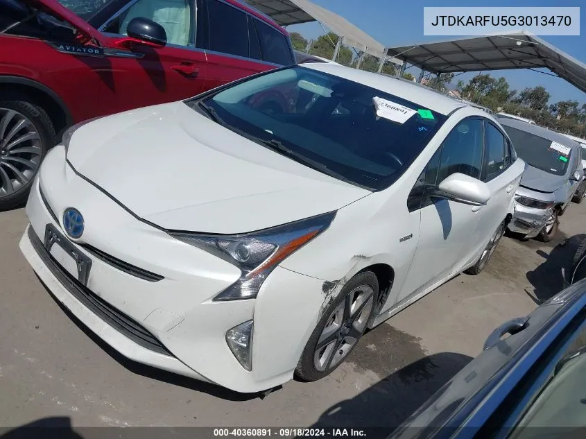 JTDKARFU5G3013470 2016 Toyota Prius