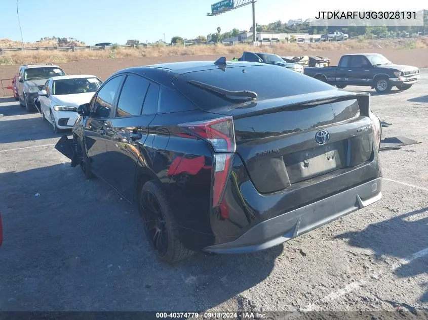 JTDKARFU3G3028131 2016 Toyota Prius