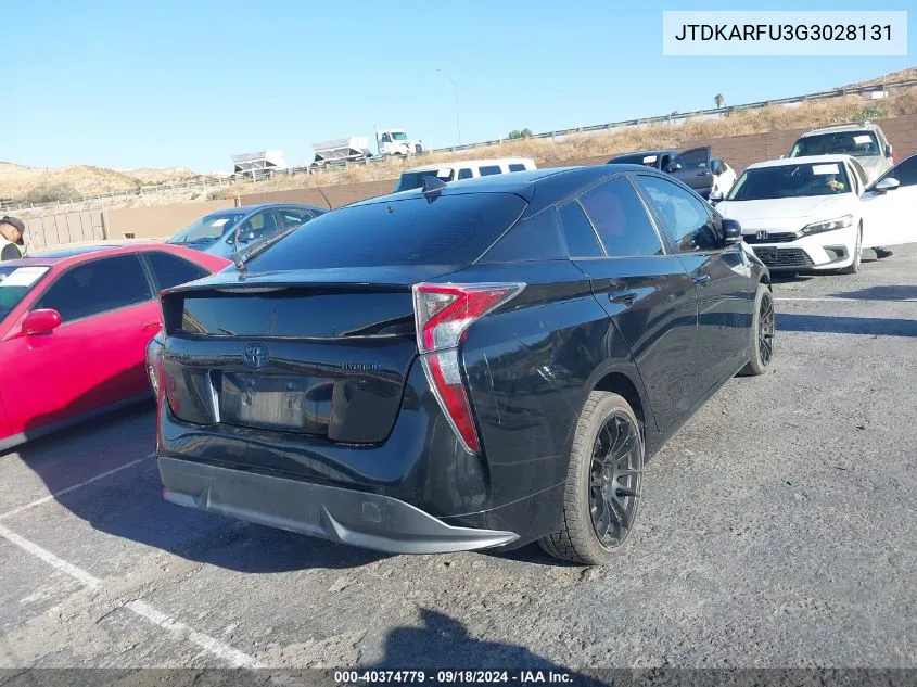 JTDKARFU3G3028131 2016 Toyota Prius