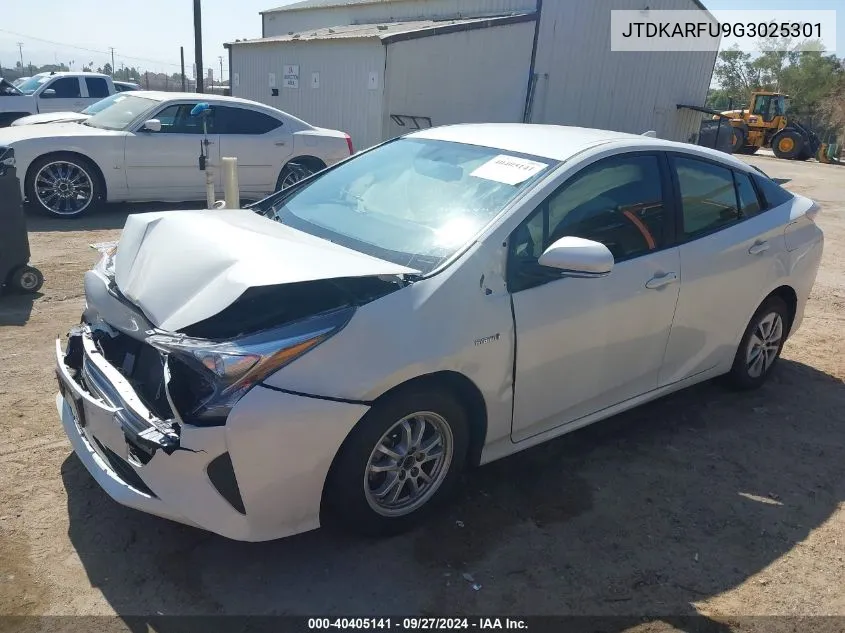 JTDKARFU9G3025301 2016 Toyota Prius Three