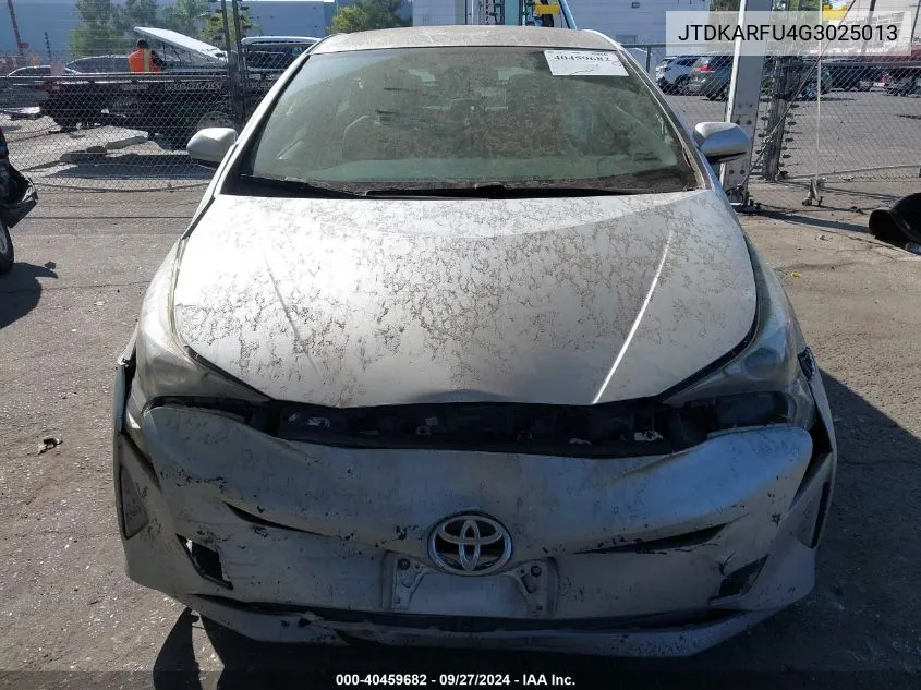 JTDKARFU4G3025013 2016 Toyota Prius Two Eco