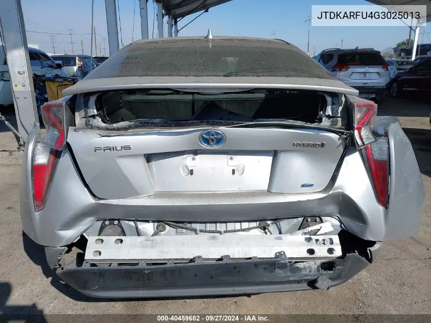 JTDKARFU4G3025013 2016 Toyota Prius Two Eco