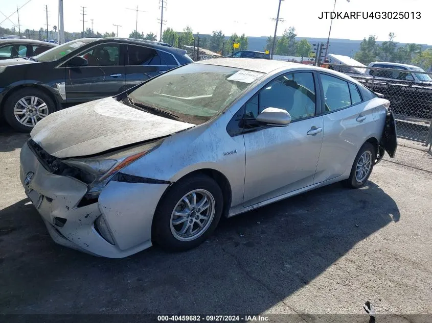 JTDKARFU4G3025013 2016 Toyota Prius Two Eco