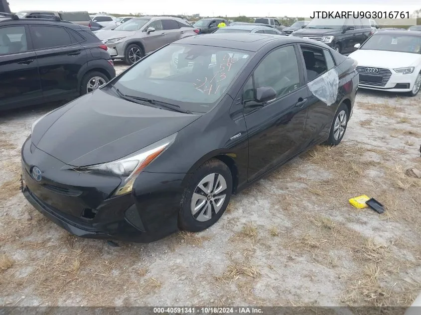 2016 Toyota Prius Three VIN: JTDKARFU9G3016761 Lot: 40591341