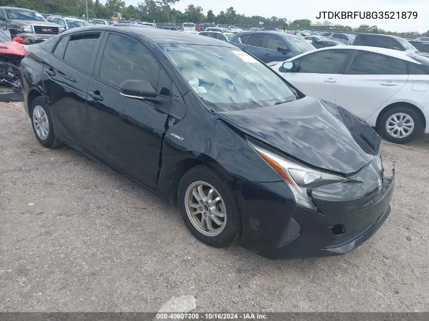 2016 Toyota Prius Two VIN: JTDKBRFU8G3521879 Lot: 40607308