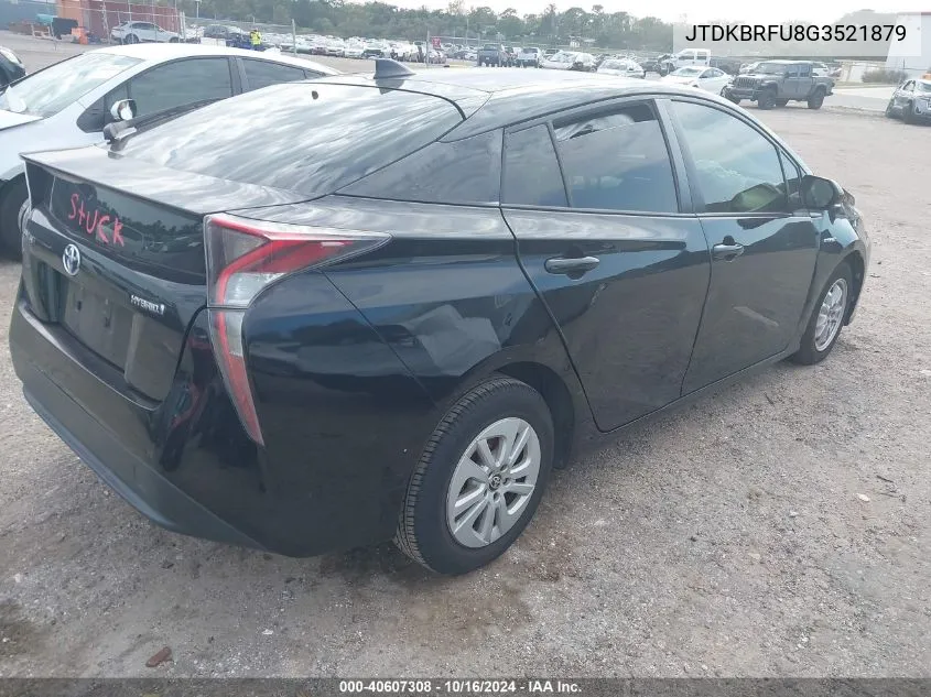 2016 Toyota Prius Two VIN: JTDKBRFU8G3521879 Lot: 40607308