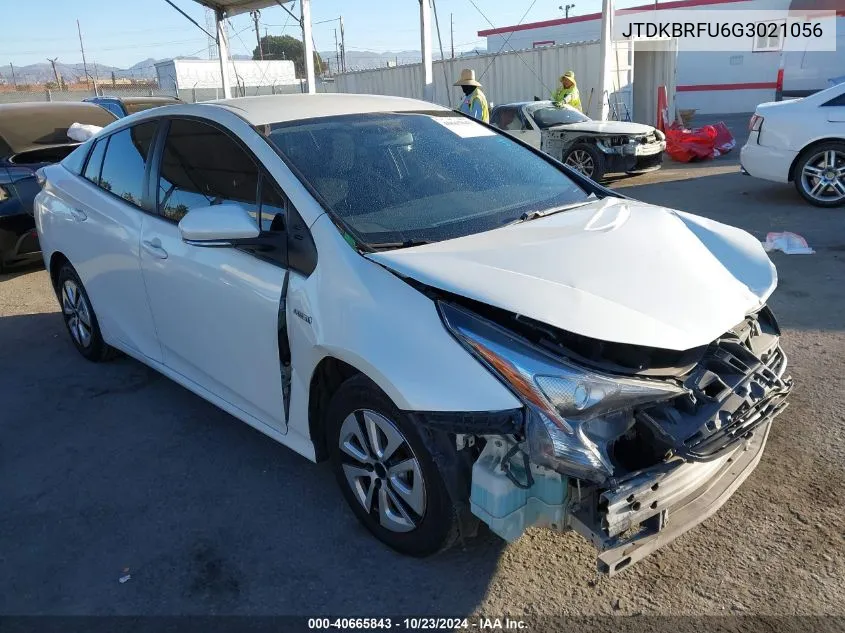 2016 Toyota Prius Two VIN: JTDKBRFU6G3021056 Lot: 40665843