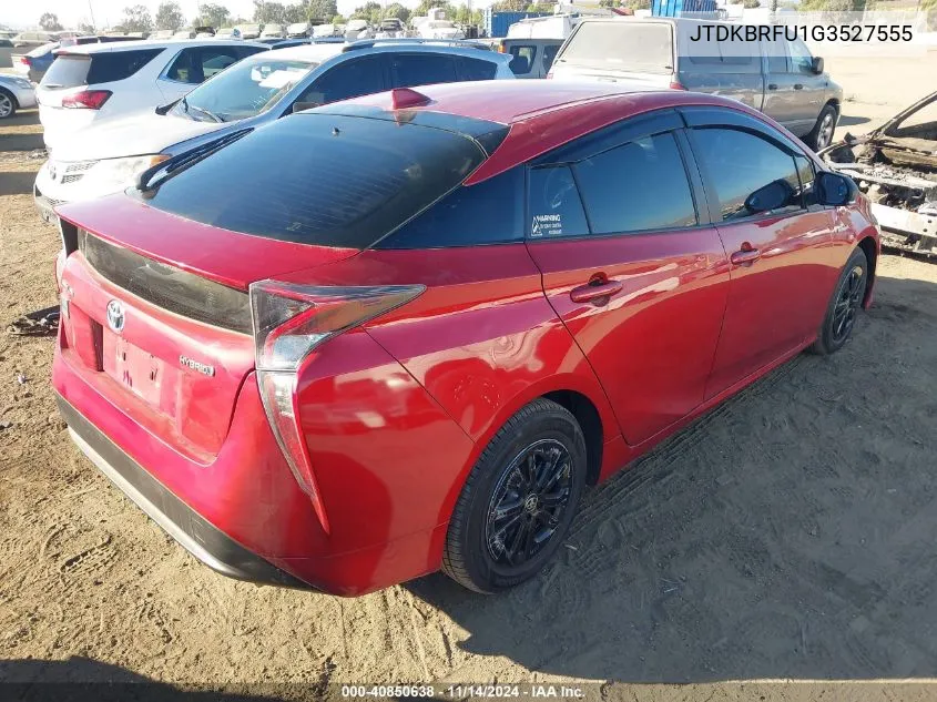 2016 Toyota Prius Two VIN: JTDKBRFU1G3527555 Lot: 40850638