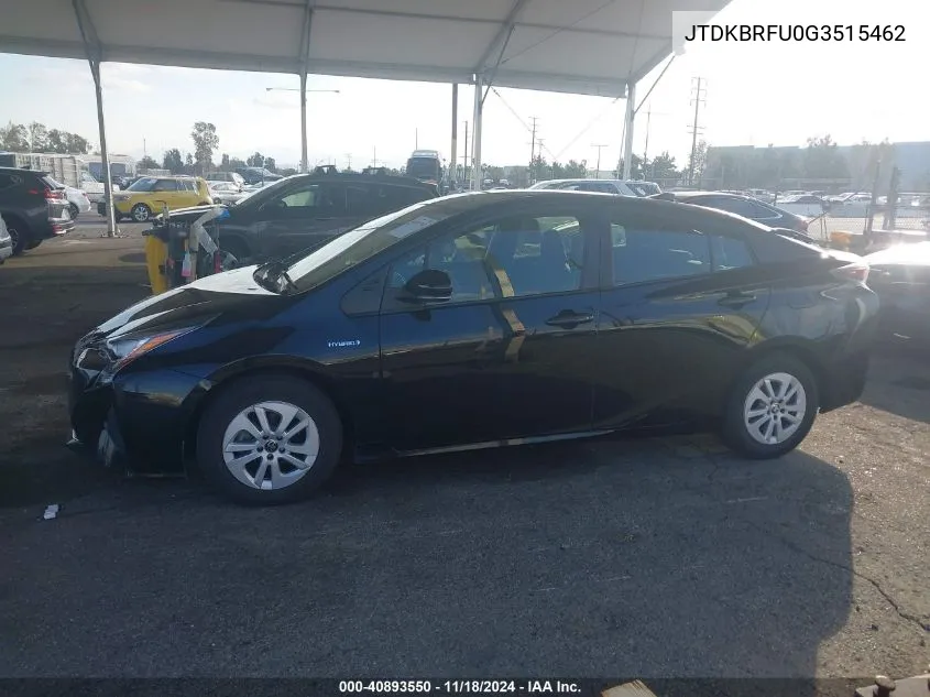 2016 Toyota Prius Two VIN: JTDKBRFU0G3515462 Lot: 40893550