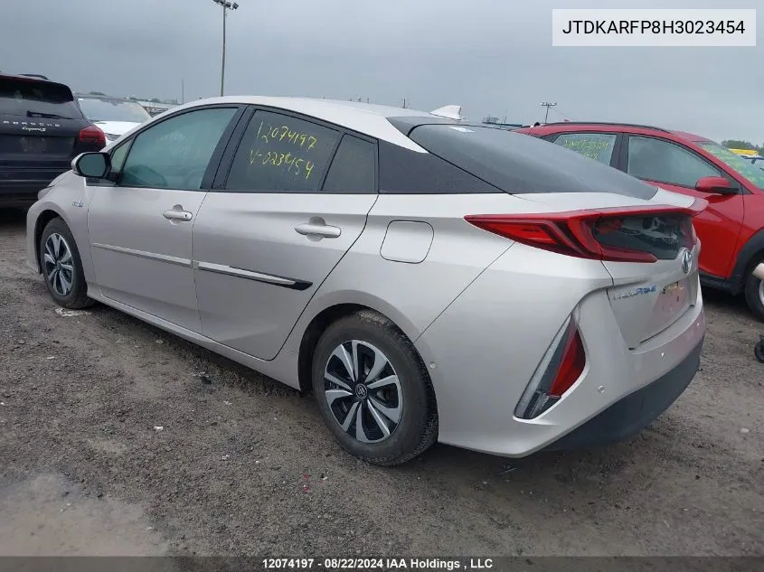 JTDKARFP8H3023454 2017 Toyota Prius Prime Technology