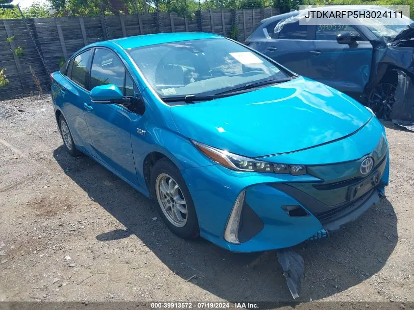 JTDKARFP5H3024111 2017 Toyota Prius Prime Premium