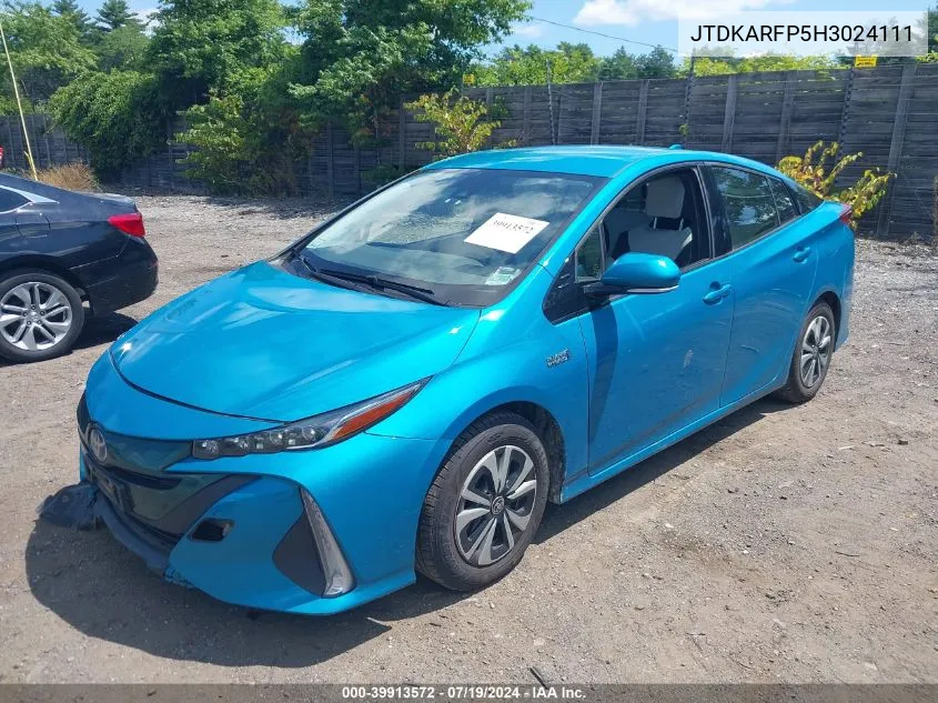 JTDKARFP5H3024111 2017 Toyota Prius Prime Premium