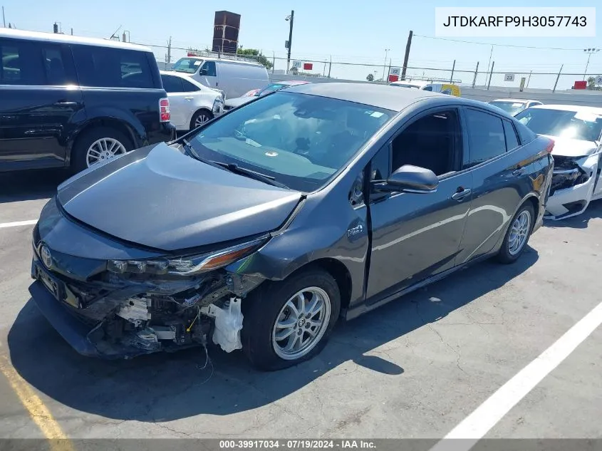 2017 Toyota Prius Prime Premium VIN: JTDKARFP9H3057743 Lot: 39917034