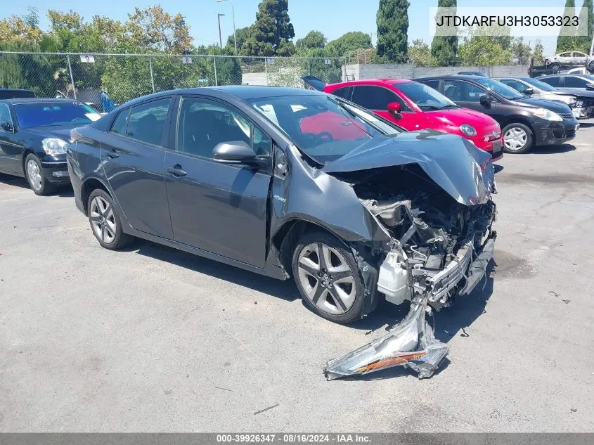 JTDKARFU3H3053323 2017 Toyota Prius Three Touring