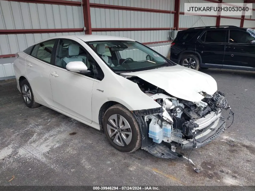 JTDKARFU2H3053040 2017 Toyota Prius Four