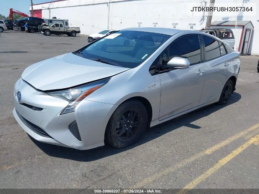 2017 Toyota Prius Four/Four Touring/One/Three/Three Touring/Two/Two Eco VIN: JTDKBRFU8H3057364 Lot: 39968207