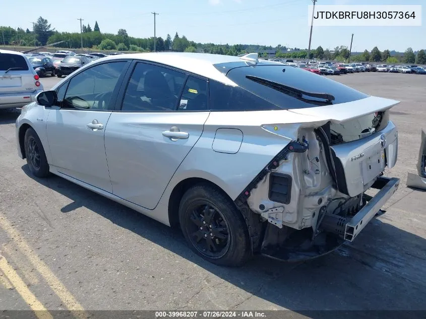 JTDKBRFU8H3057364 2017 Toyota Prius Four/Four Touring/One/Three/Three Touring/Two/Two Eco