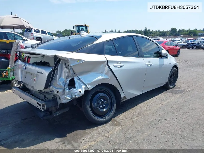 2017 Toyota Prius Four/Four Touring/One/Three/Three Touring/Two/Two Eco VIN: JTDKBRFU8H3057364 Lot: 39968207