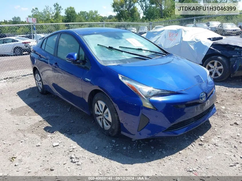 2017 Toyota Prius Three VIN: JTDKARFU1H3046399 Lot: 40085145