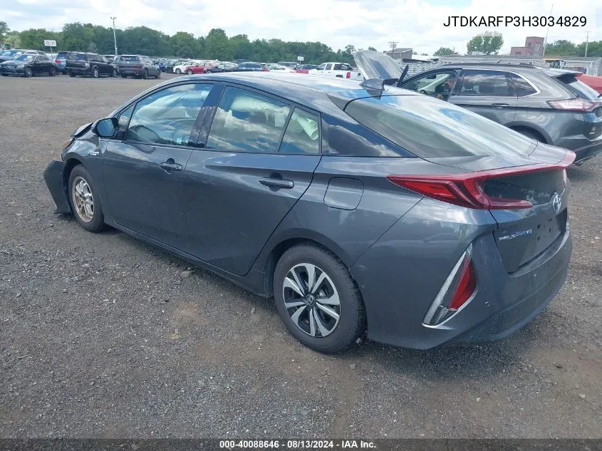 JTDKARFP3H3034829 2017 Toyota Prius Prime Advanced