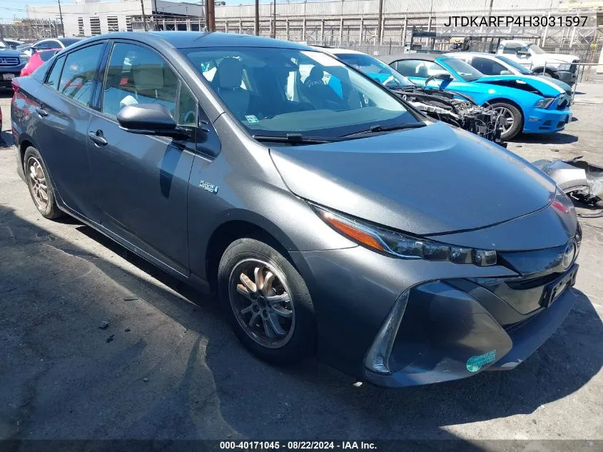 2017 Toyota Prius Prime Premium VIN: JTDKARFP4H3031597 Lot: 40171045