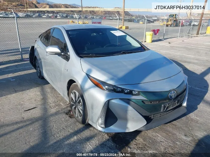 2017 Toyota Prius Prime Premium VIN: JTDKARFP6H3037014 Lot: 40179178