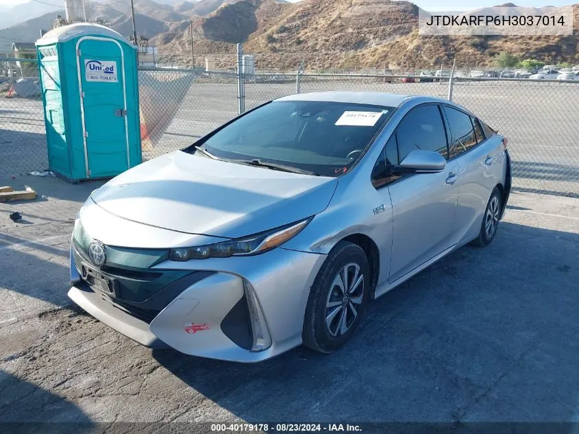 2017 Toyota Prius Prime Premium VIN: JTDKARFP6H3037014 Lot: 40179178